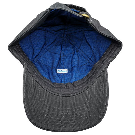 Aqua coolkeeper cooling baseballcap antraciet binnenkant