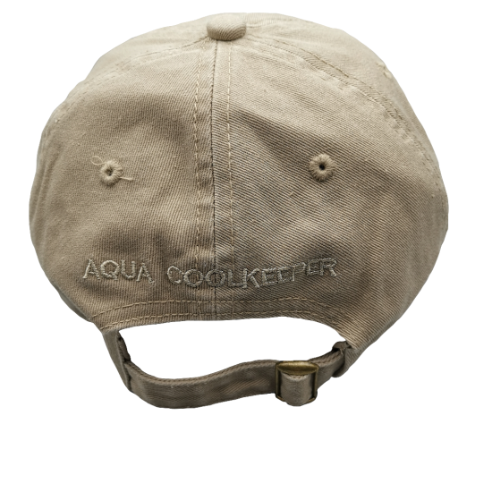 Aqua coolkeeper cooling baseballcap khaki achterkant 0
