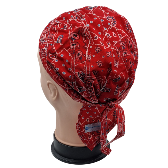 Cooling skully red western 1