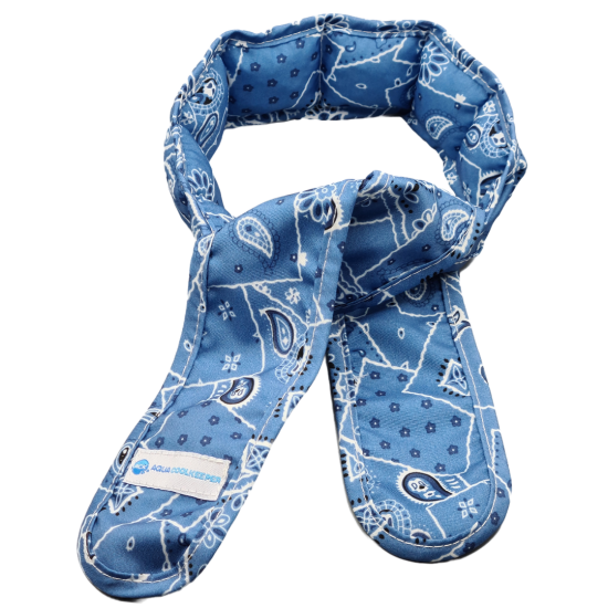 Koelsjaal aqua coolkeeper blue western