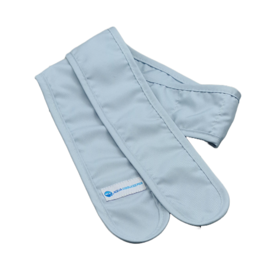 Koelsjaal aqua coolkeeper silver grey leeg