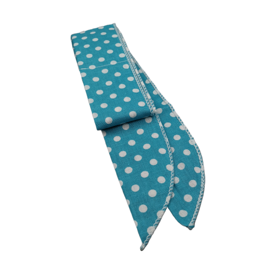 Koelsjaal blue dotted