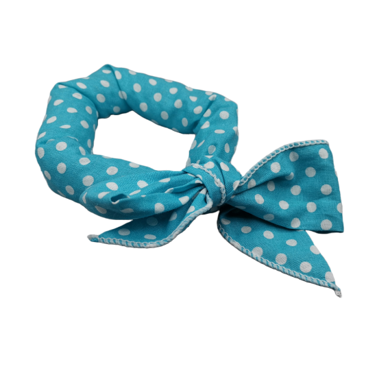 Koelsjaal blue dottedgeactiveerd