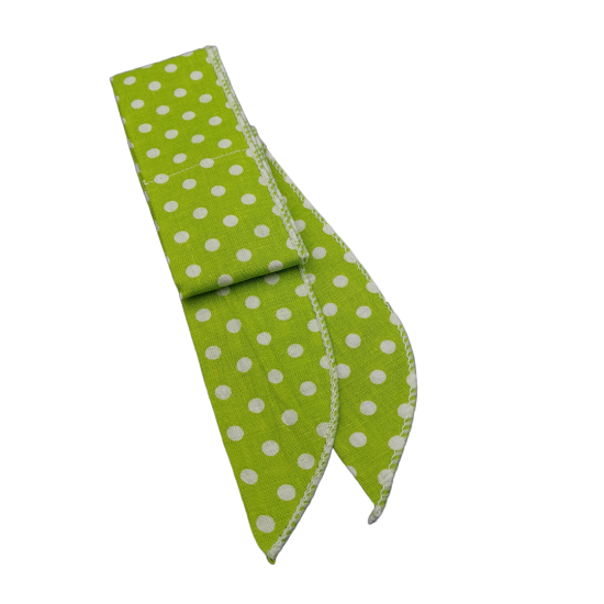 Koelsjaal green dotted