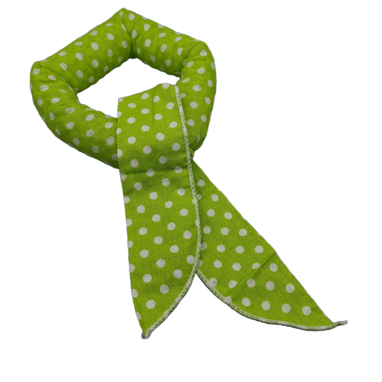 Koelsjaal green dotted geactiveerd