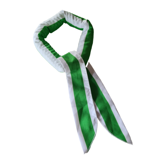 Koelsjaal green white geactiveerd