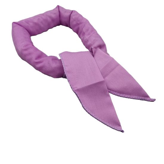 Koelsjaal violet geactiveerd