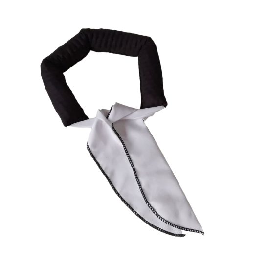 Koelsjaal zwart wit geactiveerd