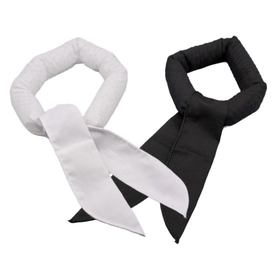 Set Koelsjaals Zwart + White