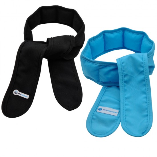 Set Koelsjaals Aqua Coolkeeper Ocean Blue + Black